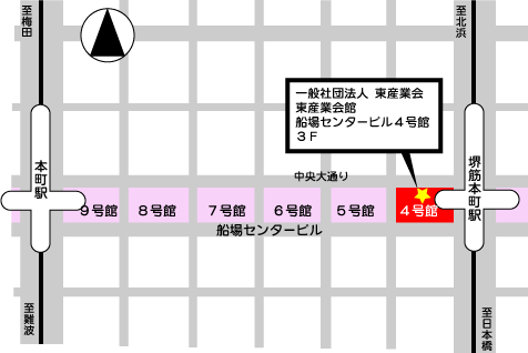 東産業会館MAP